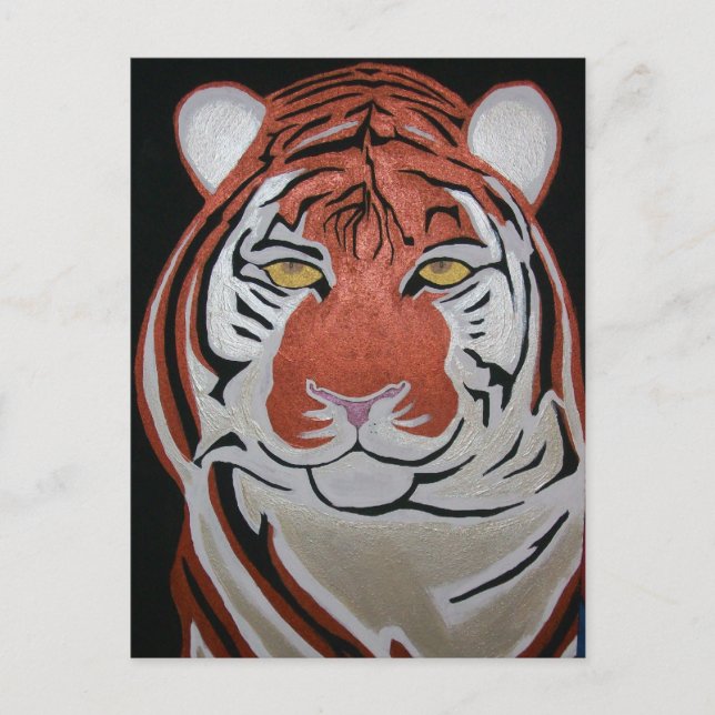 TIGER #1 POSTCARD VYKORT (Framsida)