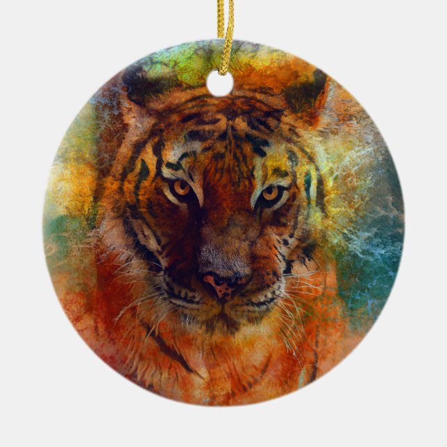 Tiger 2022 Ceramic Ornament (Framsidan)