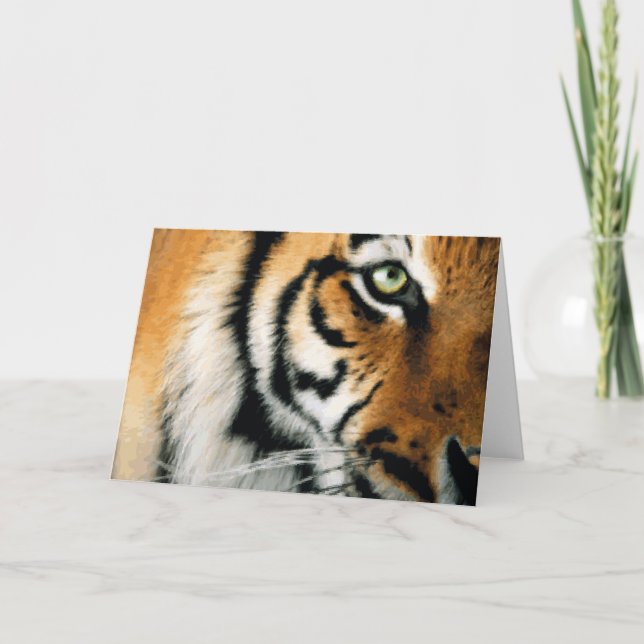 Tiger 2 - gratulationskort helgkort (Framsida)