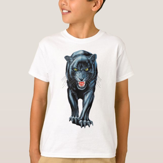 Tiger 3D-animeringsgrafik. T Shirt (Framsida)