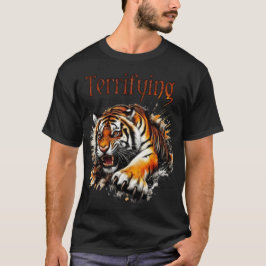 Tiger 3D-animeringsgrafik. T Shirt