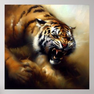 Tiger (6) Vild katt Poster
