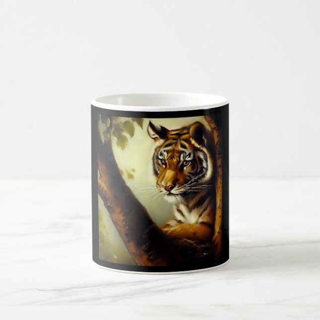 Tiger (9) Vild katt Kaffemugg (Center)