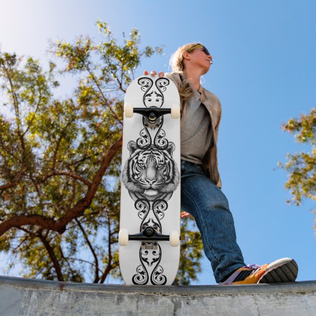 TiGER ABSTRAKT Mini Skateboard Bräda 18,5 Cm (Utomhus 1)