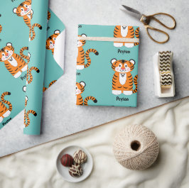 Tiger Add a Namn Presentpapper
