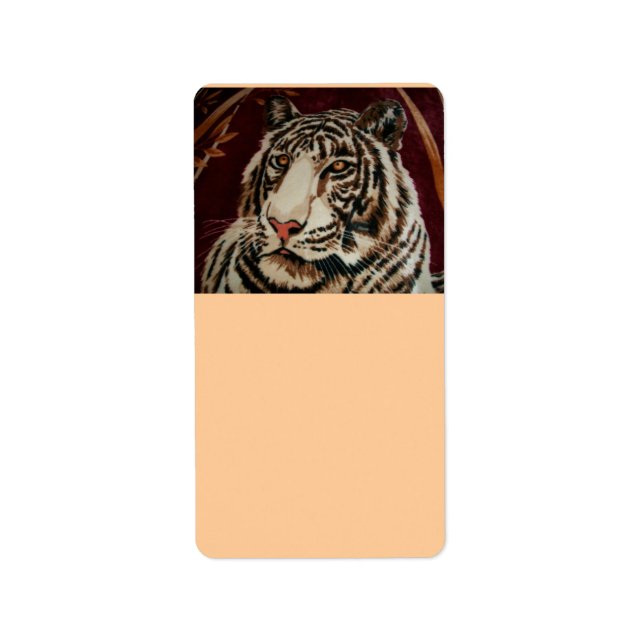 Tiger Address Label Adressetikett (Framsidan)