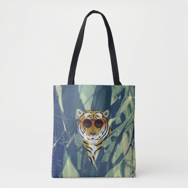 Tiger Allover Tote Bag Tygkasse (Framsida)