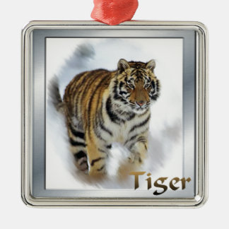 Tiger Älskare Art Julgransprydnad Metall