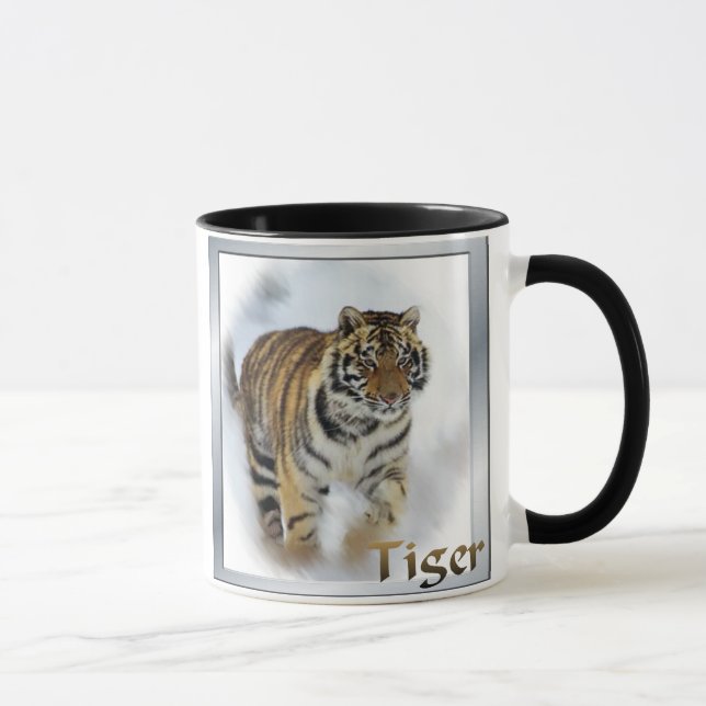 Tiger Älskare Art Mugg (Höger)