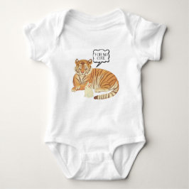 Tiger and Bunny Vänskap - Cute Animal Illustra T Shirt