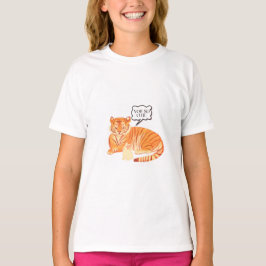 Tiger and Bunny Vänskap - Cute Animal Illustra T Shirt