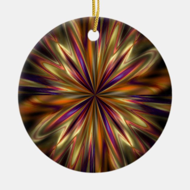 Tiger Anemone Julgransprydnad Keramik (Framsidan)