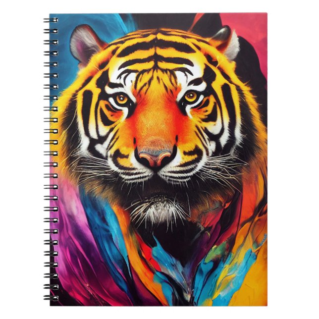 Tiger Animal Discovery Äventyr Natature Planet Ea Anteckningsbok (Framsidan)