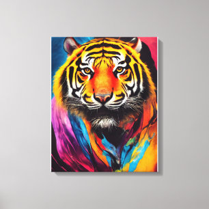 Tiger Animal Discovery Äventyr Natature Planet Ea Canvastryck