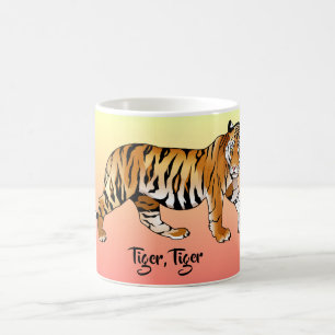 Tiger Animal Mönster Mugg