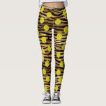 Tiger Animal Print Guld Brown Gult Pickleball Leggings<br><div class="desc">Ta ett steg i spelet med de här roligtarna pickleball-baljarna med gult-betlebullar som sätts mot en bakgrund av en guldbrun och svart tiger som trycks på mönster.  Underbar för vardagsuppspelning,  turnering eller att bara springa runt stan.</div>