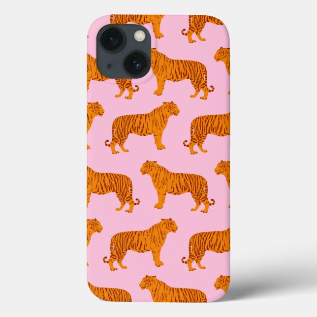 Tiger Animal Rosa Modern (Baksida)
