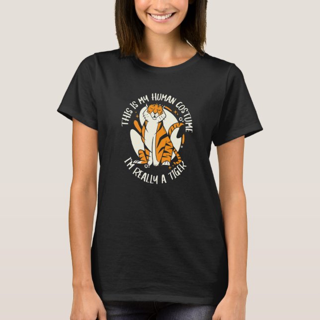 Tiger Animal Tigers  1 T Shirt (Framsida)