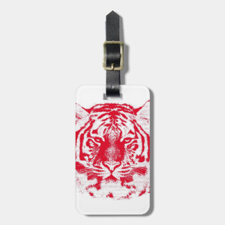 Tiger Ansikte Close 4 Bagagebricka
