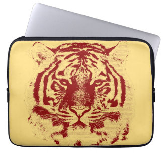 Tiger Ansikte Close 7 Laptop Fodral