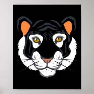 Tiger Ansikte Costume Halloween påstår att jag är Poster