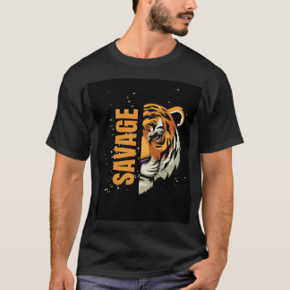 Tiger Ansikte Graphic T-Shirt