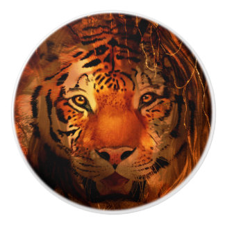 Tiger ansikte knopp