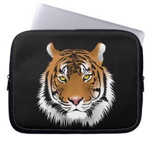 Tiger Ansikte Laptop Fodral