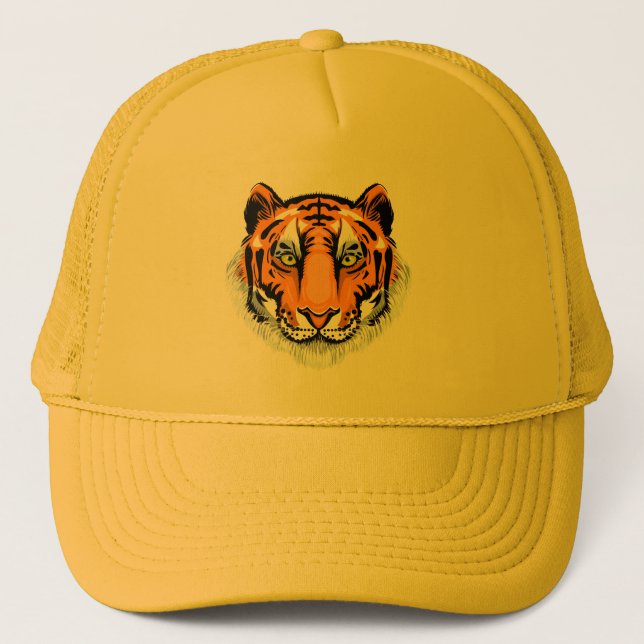 Tiger Ansikte Logotyp Keps (Framsida)