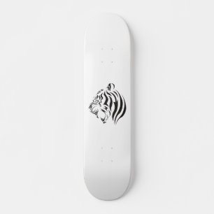 Tiger Ansikte Mini Skateboard Bräda 18,5 Cm