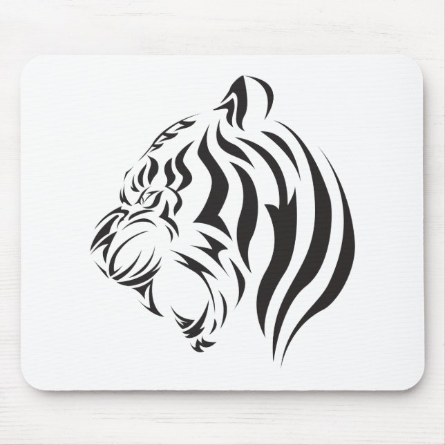 Tiger Ansikte Musmatta (Framsidan)