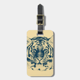 Tiger Ansikte nära 3 Bagagebricka