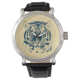 Tiger Ansikte nära 8 Armbandsur
