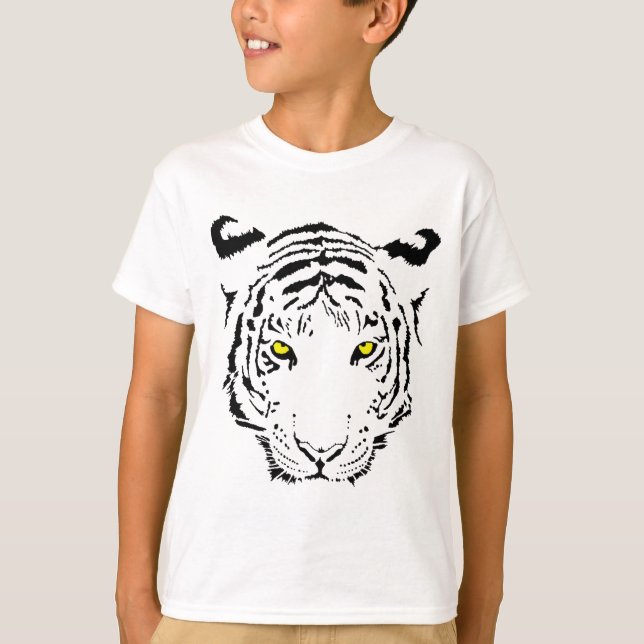 Tiger Ansikte - Shirt Tröja (Framsida)