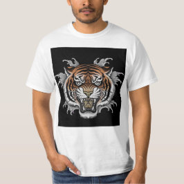 tiger ansikte t-shirt