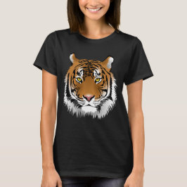 Tiger ansikte t shirt