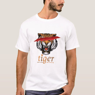tiger ansikte t shirt