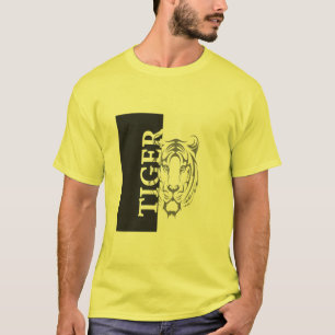 Tiger ansikte T-Shirt