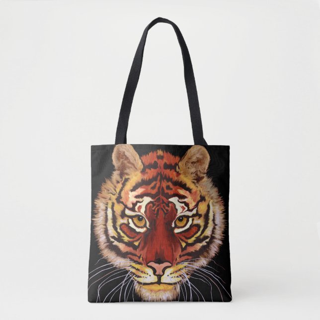 Tiger Ansikte Tygkasse (Framsida)