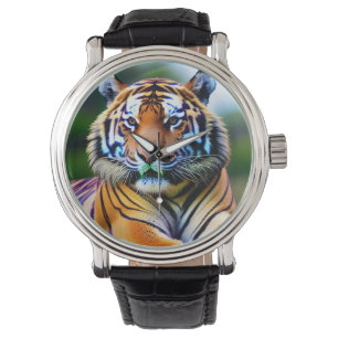 Tiger Ansikte Watch Armbandsur