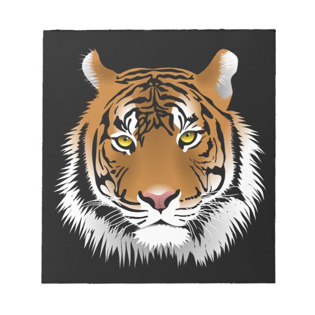 Tiger ansikts anteckningsblock (Framsida)