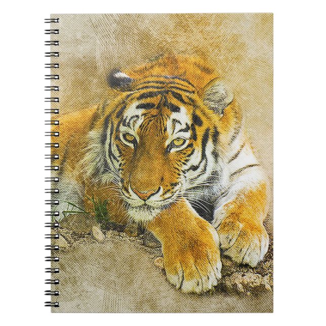 Tiger Anteckningsbok (Framsidan)
