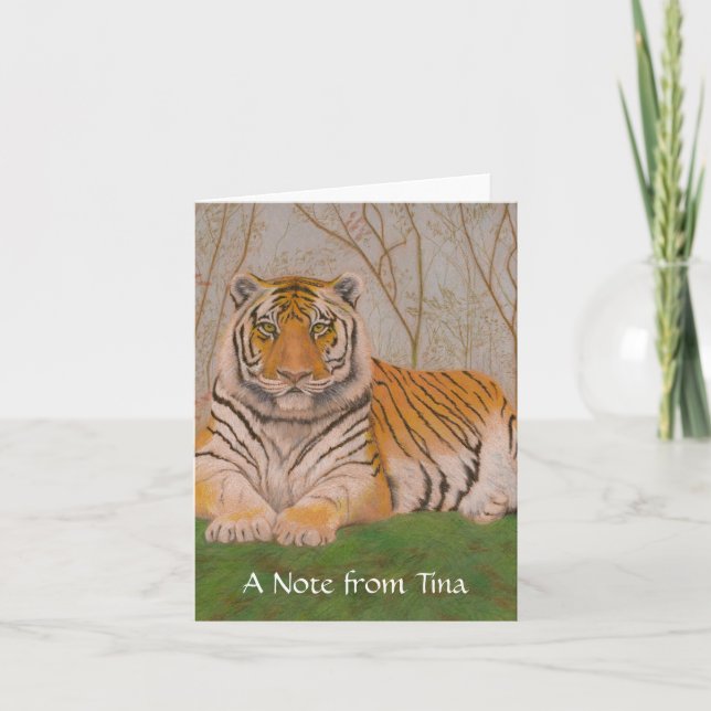 Tiger Anteckningskort (Framsida)