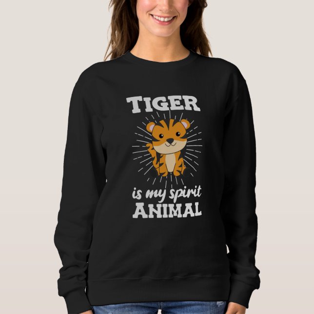 Tiger är min själ "Animal - Sweet Zoo Animals" T Shirt (Framsida)