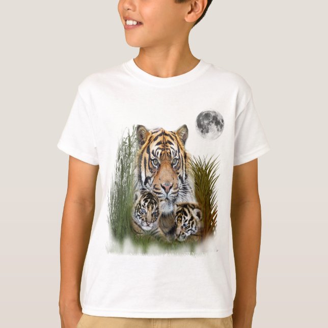 Tiger arnd Unge T-shirt (Framsida)