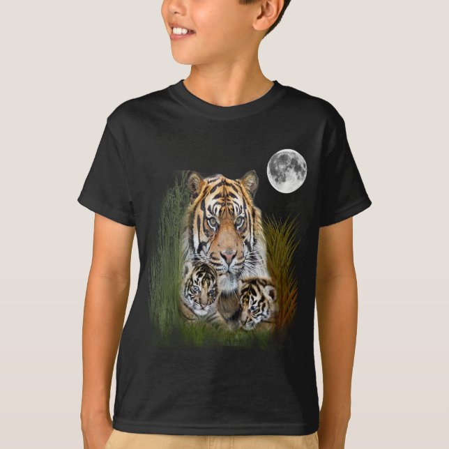 Tiger arnd Unge T-shirt (Framsida)