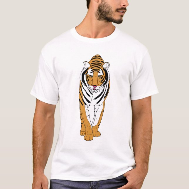 Tiger art tee shirt (Framsida)
