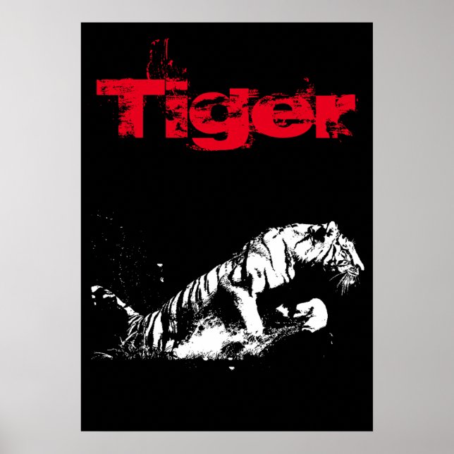 Tiger Artwork Poster (Framsidan)
