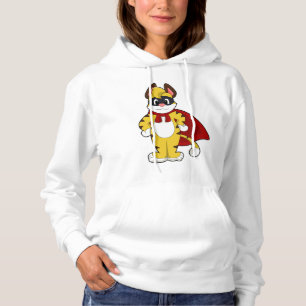 Tiger as Hero med mask och Kap T Shirt