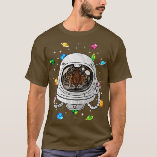 Tiger astronaut - djurdjup i Space Cosmic Univer T Shirt